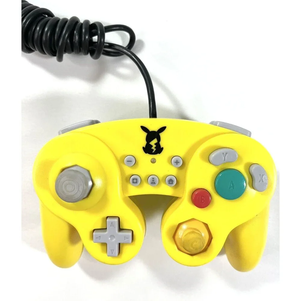 Pokémon Hori Classic Yellow Wired Controller Nintendo Switch Pikachu